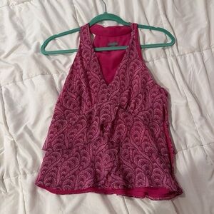 Ann Taylor paisley pattern tank top